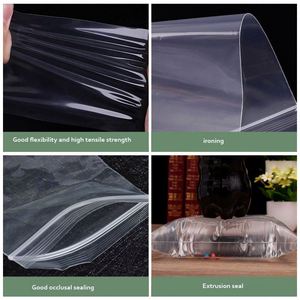 Eco Friendly Custom Logo Clear <b>Small</b> Zipper Bags Plastic Bag Ziplock Zip Lock Bag for Food Storage - Product Image 6