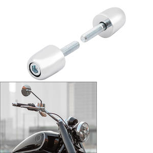 Capuchons de guidon anti-vibration chromés XF291402-E compatibles avec les embouts de guidon de <span class=keywords><strong>moto</strong></span> <span class=keywords><strong>BMW</strong></span> <span class=keywords><strong>R18</strong></span> 2021-2025 - Product Image 1