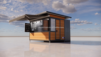 Kiosque de restaurant modulaire préfabriqué en conteneur de haute qualité / Kiosque alimentaire en conteneur maritime pour drive-through