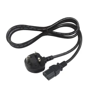 Hot Product 3pin 3A 5A 10A 13A Fused 250V Uk Power Kabel Met C13 Connector Voeding Snoeren huishoudapparatuur