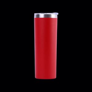 Double Wall Stainless Steel Vacuum Blank Sublimation Sport Water Bottle Insulated 20oz Tumbler <b>with</b> Lid and <b>Straw</b> - Product Image 5