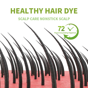 OEM Großhandel Private Label 500ml * 2 Apfel frucht Haarfarbe Creme Permanent Natural Black Apple Haar färbemittel - Product Image 5