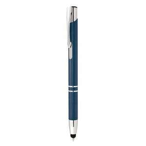 <b>Customisable</b> Aluminium-Coloured Ballpoint <b>Pen</b> 0.7mm Writing Novelty Business Metal Plastic PETROLEUM Click Mechanism Custom - Product Image 1