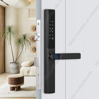 Serrure extérieure intelligente HanDaily étanche avec application Tuya TTlock, contrôle à distance, pour portail, carte, empreinte digitale et mot de passe temporaire