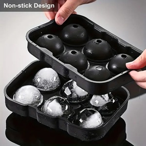 Silicone Ice Cube Mold Square Shape Eco Friendly For Home Commercial Use With Lid - Product Image 2