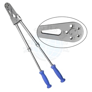 Coupe-tiges manuel ergonomique réglable 4,0-6,0 mm en acier inoxydable, instrument chirurgical réutilisable, certifié CE ISO OEM - Product Image 1