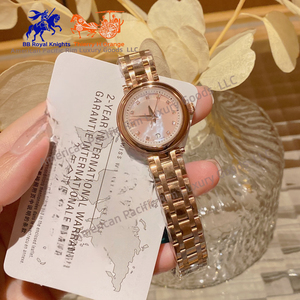 Reloj Longines de Lujo, Vintage, de Cuero Dorado, Elegante, Ovalado, con Movimiento Ronda, Resistente al Agua, Diseño Japonés de Antigüedades para Mujer - Product Image 5