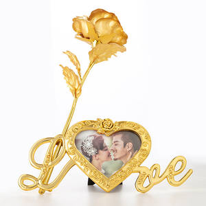 Sevenstar <span class=keywords><strong>2021</strong></span>นิรันดร์24K ฟอยล์สีทองจุ่มชุบทองกุหลาบ24K <span class=keywords><strong>ดอกไม้</strong></span>ของขวัญวาเลนไทน์ - Product Image 3