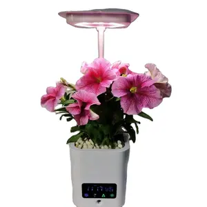 Groothandel bloem rack indoor-Automatische Groeiende Thuis Mini Intelligente Indoor Groene Bloem Planter Pot Rekken Met Led Licht Groeien
