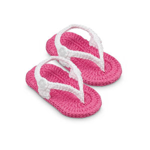Zapatos de Cuna para Bebé Tejidos a <span class=keywords><strong>Crochet</strong></span>, 100% Algodón, para Recién Nacidos, Niñas y Niños, <span class=keywords><strong>Sandalias</strong></span> Tipo Chanclas Tejidas a Mano con Correa de Botón - Product Image 3