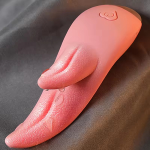 G-spot Nipple Stimulator Heating Licking Tongue <b>Vibrator</b> Sex Toys for Woman with Double Tongue - Product Image 2