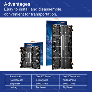DTVISION High Density P2.6/P2.9/P3.9 Rental LED Display 8K Resolution HDR10+ Giant Event DJ Backdrop <strong>Video</strong> <strong>Wall</strong> Screen - Product Image 2