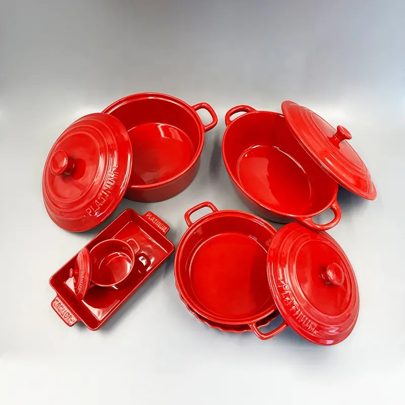 Casserole Keramik Kualitas Tinggi Memasak Panci dan Memasak Sup Set Peralatan Masak Tidak Lengket