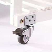 Roulettes pivotantes pour meubles, design moderne, 2 et 3 pouces, les plus populaires, avec frein, pour pieds de meubles de salon/bureau