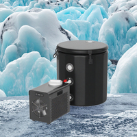 Ambohr 1/3Hp Mini Lite Compact Portable Cold Plunge Water Chiller pour Bain de Glace et Récupération Sportive