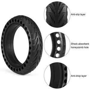 Superb sail 8,5 Zoll Vollreifen Loch Stoßdämpfer Reifen Tubeless Honeycomb Vollreifen Für Xiaomi M365 Pro Elektro roller