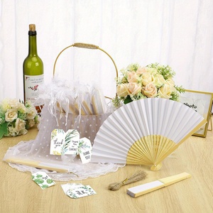 Factory Price Custom Bamboo Folding <strong>Fan</strong> Paper <strong>Fans</strong> <strong>Wedding</strong> Hand <strong>Fans</strong> <strong>for</strong> <strong>Guests</strong> - Product Image 2