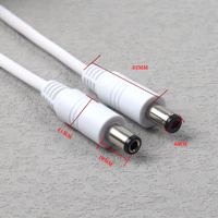 Cable de Extensión de Conector de Alimentación DC6330 Macho Normal a DC6325 Macho de Clavija de Afinación para Tira de LED