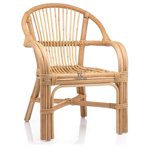 Natural Rattan Wicker Dining <b>Chair</b> Eco-Friendly Minimalist Design Customizable <b>Kids</b> Room Nursery Furniture for Babies Living - Product Image 2