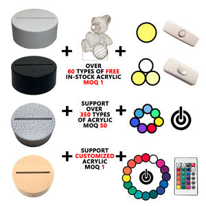 Personnalisé Led Usb Moderne Intérieur Lumières <span class=keywords><strong>Nuit</strong></span> <span class=keywords><strong>Réveil</strong></span> Veilleuse Décoration Chambre Veilleuse - Product Image 6