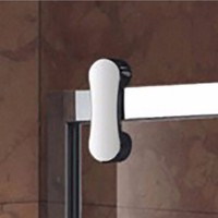 Fabricant chinois de cabines de douche de luxe avec porte coulissante double en acier inoxydable 304
