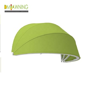Auvent rétractable en aluminium pour porte, dôme hollandais, 6306120000, plastique 52x10mm, aluminium anodisé, <span class=keywords><strong>polyester</strong></span> <span class=keywords><strong>ou</strong></span> <span class=keywords><strong>acrylique</strong></span> - Product Image 1