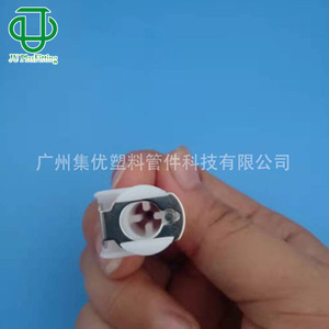 Jiyou M-series POM Plastic <b>Quick</b> Connect <b>Connector</b> 3.2-6.4mm White Intubation Fitting - Product Image 3