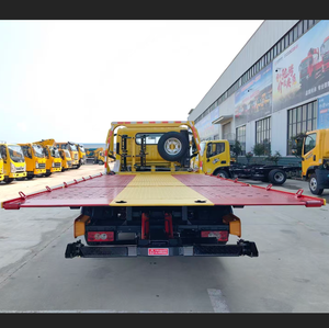 Camión de Remolque con Plataforma Plana de 4.5 Toneladas 4x2, Remolque Ligero con Bandeja Inclinable para <span class=keywords><strong>2</strong></span> Autos, para Rescate en Carretera - Product Image 6