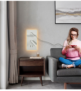 Không Dây Sạc Cạnh Giường Ngủ Linh Hoạt Ánh Sáng Đọc Sách Bắc Âu Khách Sạn Nhà Phòng Tường Ánh Sáng Gắn LED Đọc Sách Đèn Tường - Product Image 5