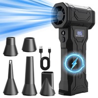 Souffleur d'air comprimé multifonction 2-en-1 certifié PPWR, 110000 tr/min pour ventilateur, 80W, rechargeable, écologique