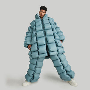 ディズニーフェザーセイルスタンドカラーパフィキルトデザインダウンジャケットハイウエストダウンジャケットセットファッションメンズ - Product Image 4