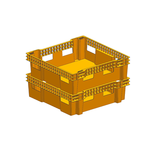 Boîtes d'élevage d'insectes en plastique empilables JOIN 1100*1100*350, utilisées pour les vers de farine, les mouches soldats noires (BSF), les vers de buffle, les grillons - Product Image 3