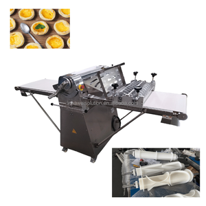 Laminoir à pâte électrique avec accessoire de découpe pour la production de <span class=keywords><strong>pain</strong></span> <span class=keywords><strong>au</strong></span> <span class=keywords><strong>chocolat</strong></span>, croissants et pâtisseries françaises - Product Image 1