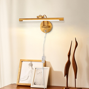 Lampe murale moderne en fer de style américain, réglage tricolore (3000K-6000K), étanche IP44, contrôle par capteur, LED, pour hôtel et salle de bain - Product Image 6
