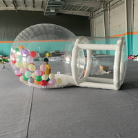 Maison gonflable transparente de rebond de bulle de tente de glamping de dôme de ballons gonflables de PVC d'événement de partie