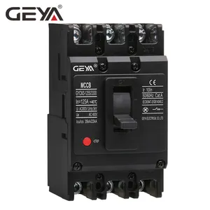 GEYA MCCB Electric Moulded case of Intelligent Electronic Adjustable Circuit Breaker types 125A-800A Smart MCCB