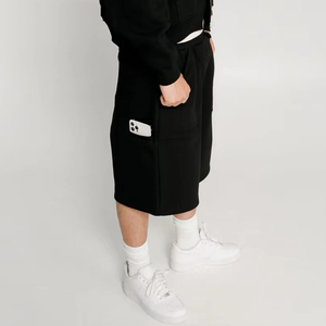 Shorts amples <span class=keywords><strong>en</strong></span> molleton 100 % <span class=keywords><strong>coton</strong></span> <span class=keywords><strong>pour</strong></span> <span class=keywords><strong>homme</strong></span>, style streetwear estival, personnalisables avec logo, <span class=keywords><strong>pour</strong></span> l'entraînement - Product Image 2