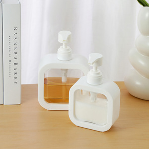 Bouteille distributrice à pompe de grande capacité, 500Ml, pour savon, shampoing, gel douche, liquide vaisselle, lotion, récipient vide - Product Image 4