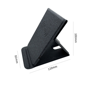 Kingsoil Groothandel 15W Snelladen PU Lederen Telefoonstandaard, Opvouwbare Draadloze Oplader met Type-C Poort - Product Image 6