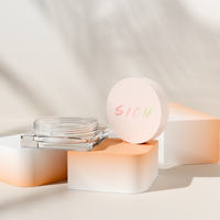 1g 2g 5g 10g 15g Pot de poudre à paillettes transparent en matériau PS transparent Conteneur d'emballage cosmétique vide
