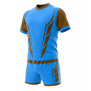 Uniforme de Rugby Premium al Por Mayor para Hombre, Conjunto de Jersey y Pantalones Cortos de Tela Transpirable, Ideal para Entrenamientos, Partidos y Deportes de Equipo - Product Image 2