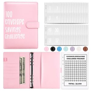Personnalisé à l'intérieur de 100 jours farce en espèces 5050 budgétisation boîte d'économie d'argent remplacement 100 enveloppes défi d'économie d'argent - Product Image 3