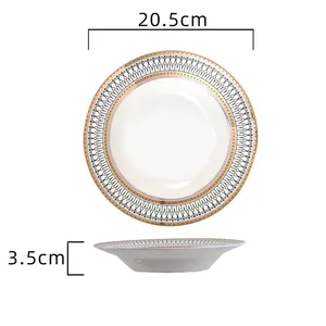 Service-oriented Reasonable Design Appetizer Plates Melamine Melamine Plates Dinner Restaurant Melamine Plates