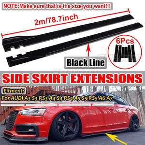 New Car Side Skirt Extensions Side Skirts Winglet Splitters Lip Universal for Kia for Toyota for Mazda for Subaru for Skoda - Product Image 1