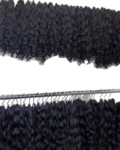 Miến điện xoăn lông Crochet tóc Crochet phần mở rộng tóc con người trước khi tách knotless bó với vòng lặp cho Boho Bím Tóc - Product Image 1