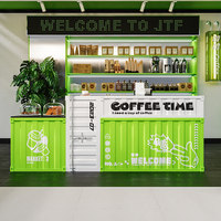 Comptoir de bar commercial en métal de style industriel avec rangement pour restaurant, café, salle de sport, bureaux de réception, modèle B05