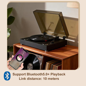 Grossiste OEM ODM Tourne-disque <span class=keywords><strong>Vintage</strong></span> 33 45 78 RPM Plateau Large HiFi Stéréo avec Enceintes - Product Image 5