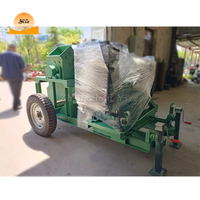 Foresterie Petit moteur diesel Branche de bûches Déchets de bois Broyeur de sciure Déchiqueteuse Broyeur Machine