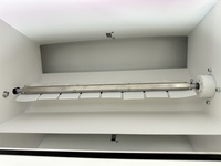 Máquina manual agitadora de polvo para transferencia térmica A3 de 30 cm de ancho con tubo calefactor de fibra de carbono de infrarrojo lejano para pigmento tipo placa de impresora DTF