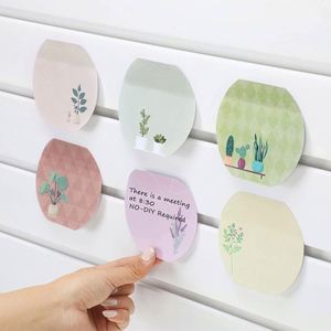 Cartoon Sticky Notes High Stickiness Plant-themed Fish tank Theme <b>Memo</b> <b>Pad</b> Enterprise Customized LOGO Business Gifts - Product Image 4